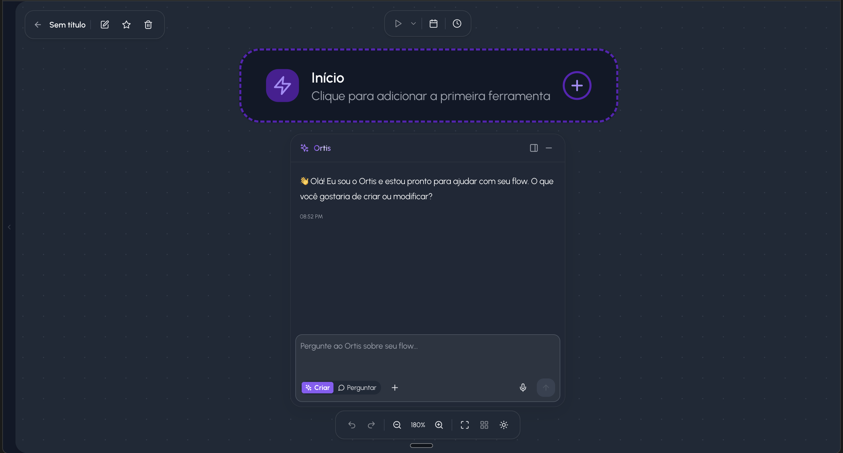 Orquestração de times
inteiros de agentes